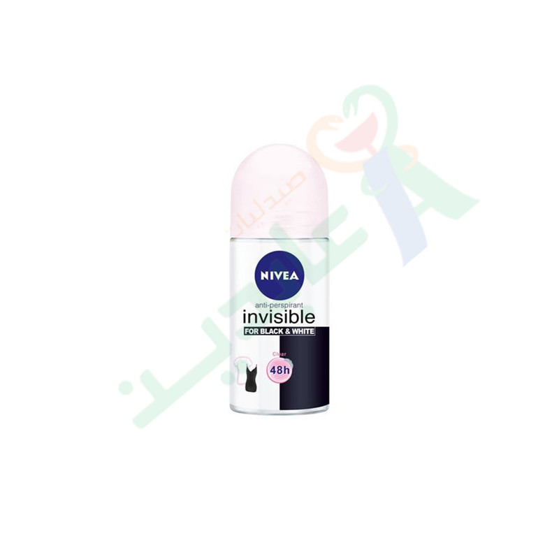 NIVEA ROLL ON INVISIBLE BLACK &WHITE CLEAN FOR MEN