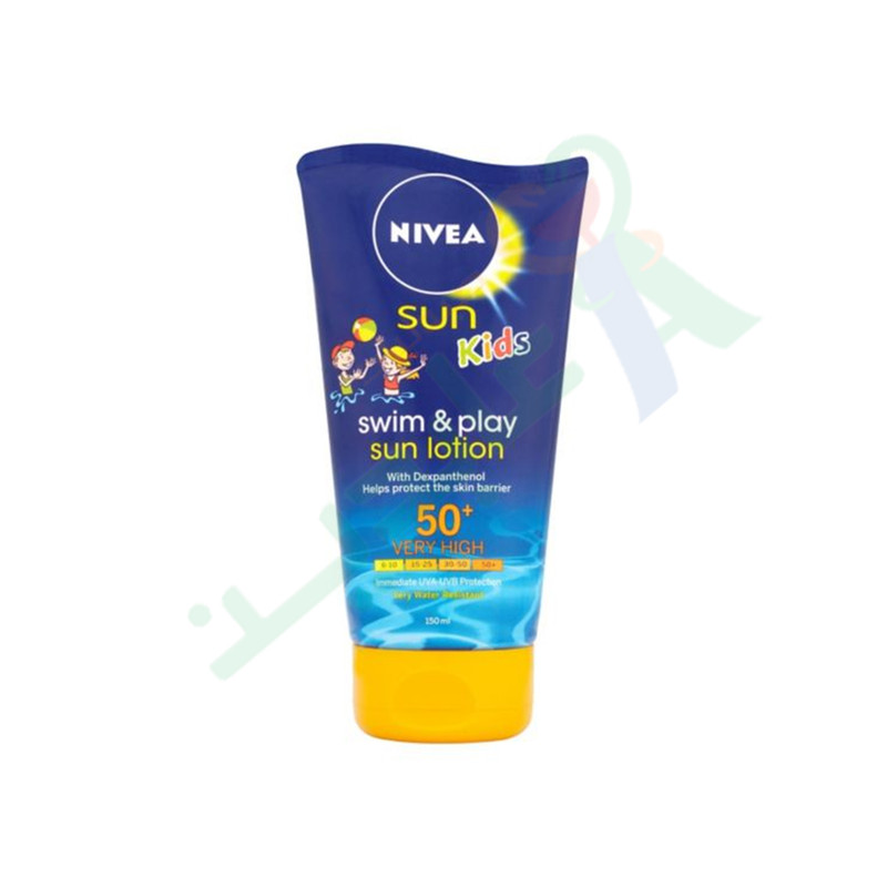 NIVEA SUN SWIM&PLAY KIDS sun lotion SPF50 150 ml