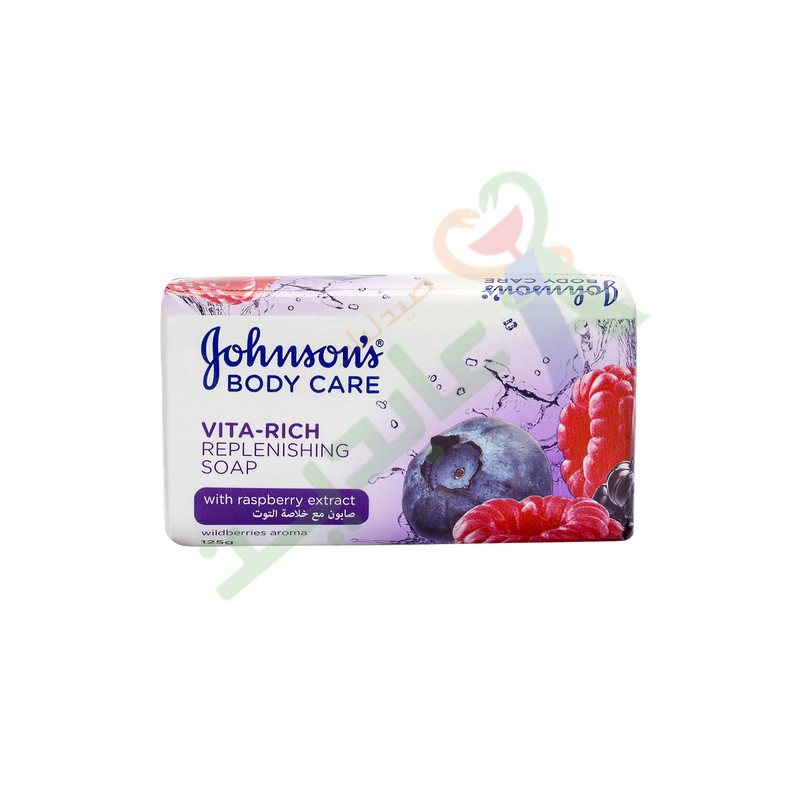 JOHNSONS VITA RICH SOAP WITH RASPBERRY 125 ML