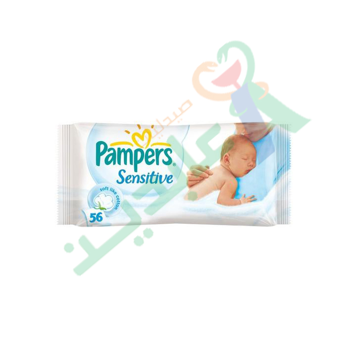 PAMPERS BABY WIPES SENSITIVE 56 pieces