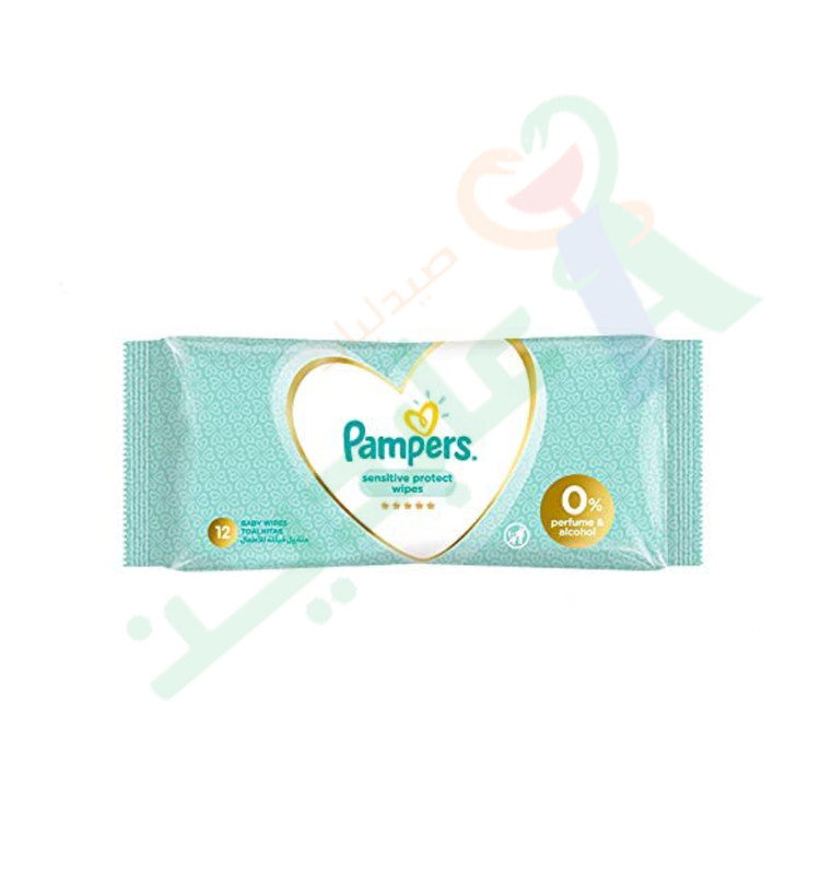 PAMPERS SENSITIVE PROTECT 12 WIPES