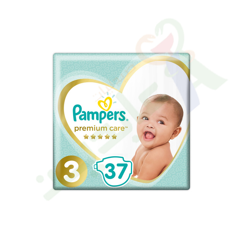 PAMPERS PREMIUM CARE SIZE (3) 37 pieces