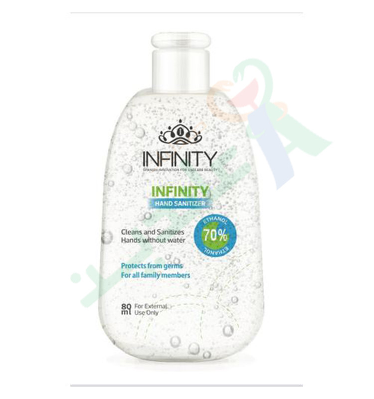 INFINITY HAND SANITIZER CLEANS AND SANITIZER 60ML