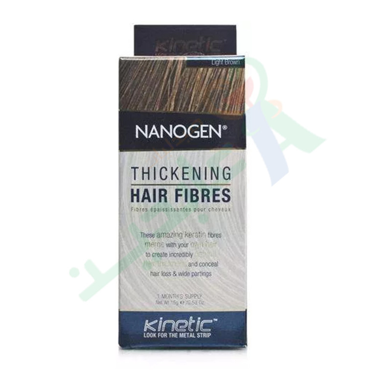 NANOGEN HAIR FIBER LIGHT BROWN 15G