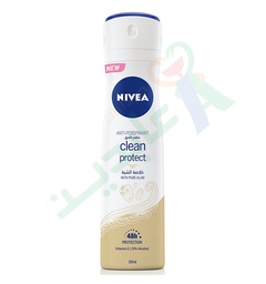 [97130] NIVEA SPRAY CLEAN PTOTECT WITH PURE ALUM 150ML