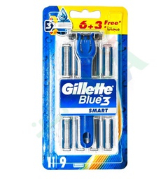 [97717] GILLETTE BLUE 3 SMART 1 MACHINE (6+3 PLADE)
