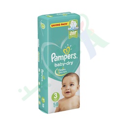[67045] PAMPERS MAXI (3)MIDI 58  DIAPERPERS