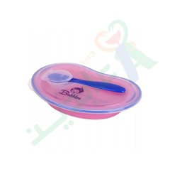 [92819] BUBBLES BABY PLATE ROSE