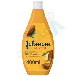 [97473] JOHNSON VITA-RICH BODY WASH COCOA BUTTER 400ML