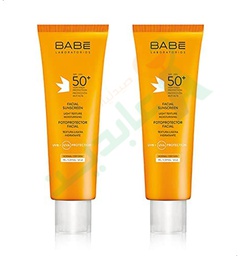 [7166] BABE FACIAL SUNSCREEN 50+NORMAL DRY SKIN 1+1FREE 50M