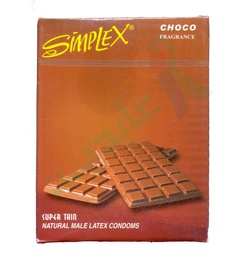 [50668] SIMPLEX CONDOM CHOCO 3  Piece