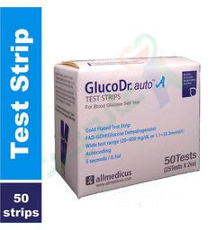[75997] GLUCO DR AUTO TEST STRIPS 50TESTS