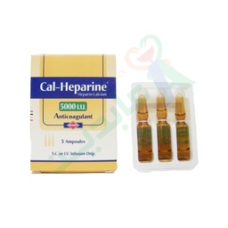 [4435] CAL-HEPARINE 5000 I.U 3 AMPOULES