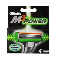 [52173] GILLETTE MACH3 POWER BLADES 4Piece