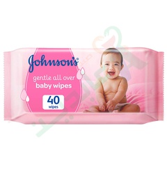 [69590] JOHNSONS BABY WIPES 40 WIPES