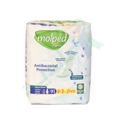 [100555] MOLPED EXTRA HYGINE MAXI THICK EXTRA LONG 9 PADS