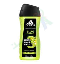 [60110] ADIDAS 2 IN 1 SHOWER GEL (PURE GAME) 250ML
