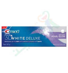 [57842] CREST (3D WHITE DELUXE) PEARL GLOW 75ML