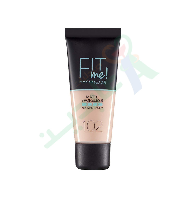 MAYBELLINEE FIT ME FOUNDATION    102 30ML