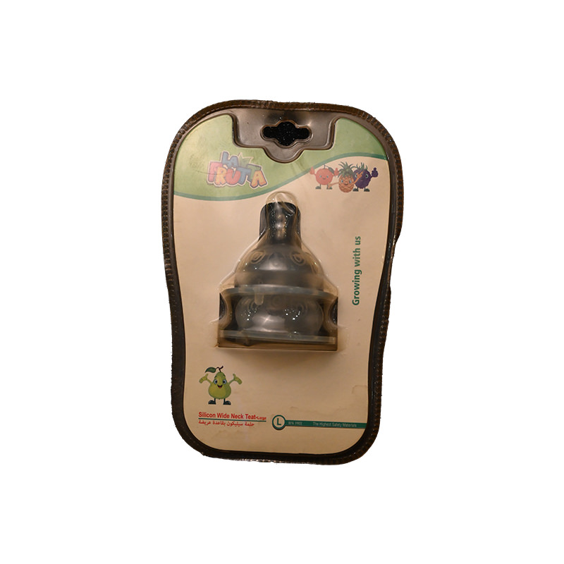 LA FRUTTA SILICON WIDE NECK TEAT (L) 2 pieces