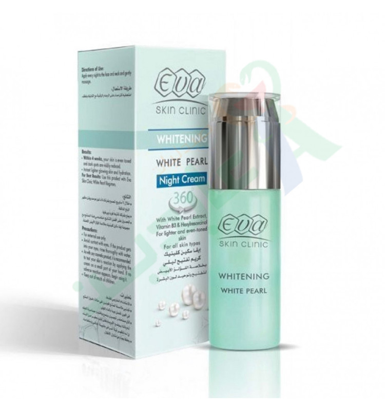 EVA SKIN CLINIC WHITENING NIGHT CREAM 360 50ML