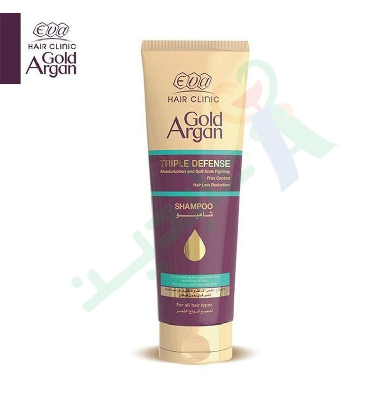 EVA GOLD ARGAN TRIPLE DEFENSE SHAMPOO 230ML