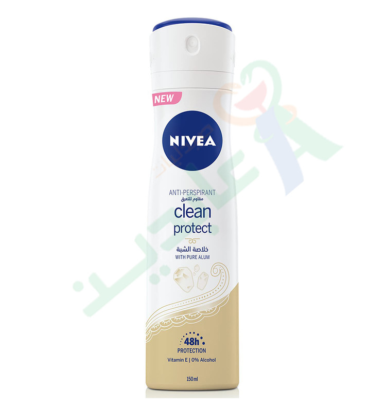 NIVEA SPRAY CLEAN PTOTECT WITH PURE ALUM 150ML