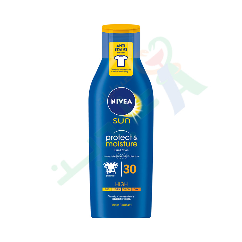 NIVEA SUN LOTION PROTECT & MOISTURE 30 HIGH 200ML