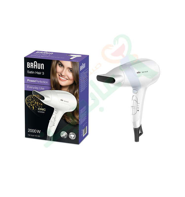 BRAUN SATIN HAIR 3 HAIR DRYER HD 380