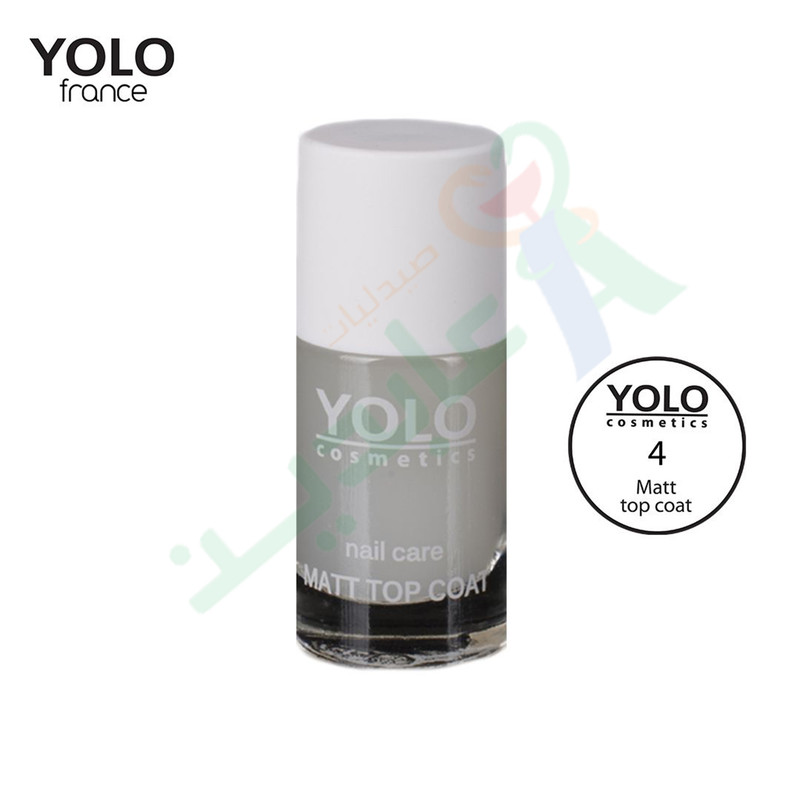 YOLO NAIL CARE MATT TOP COAT NO  4