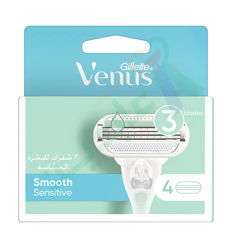 GILLETTE VENUS SENSITIVE SMOOTH 4 BLADES--