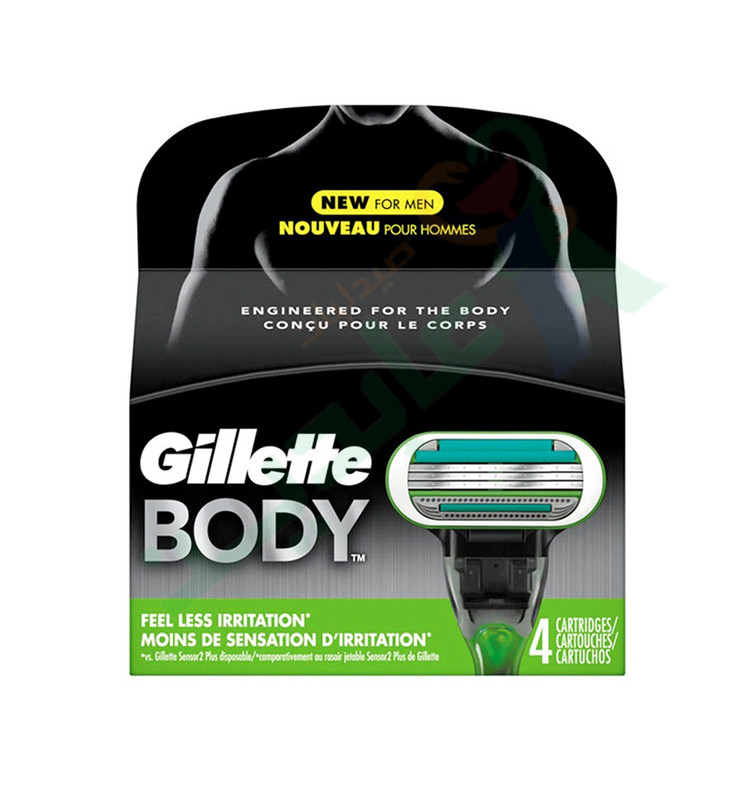 GILLETTE BODY 4  BLADES