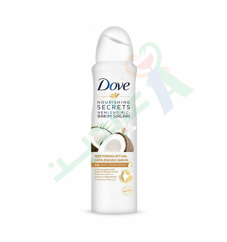 DOVE COCONUT&JASMINE FLOWER SPRAY 150ML