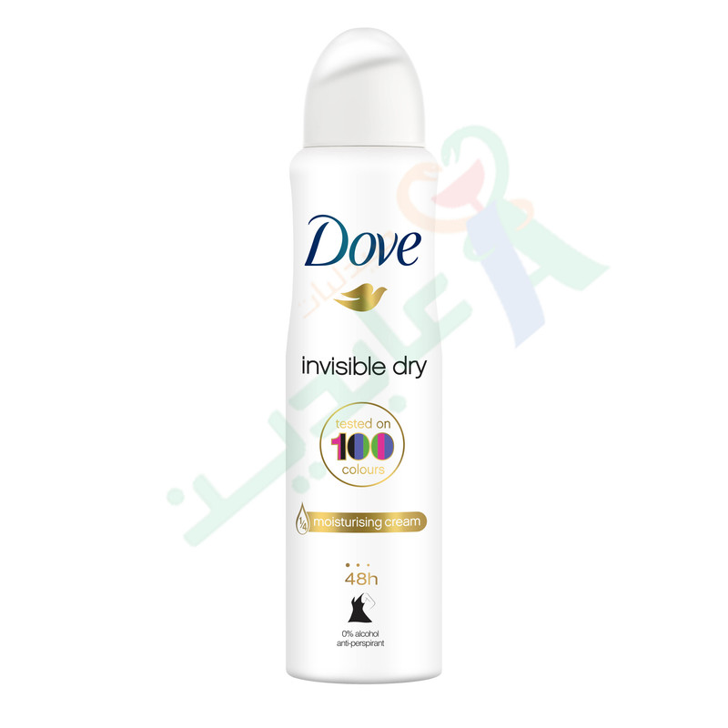 DOVE SPRAY INVISIBLE DRY 150ML