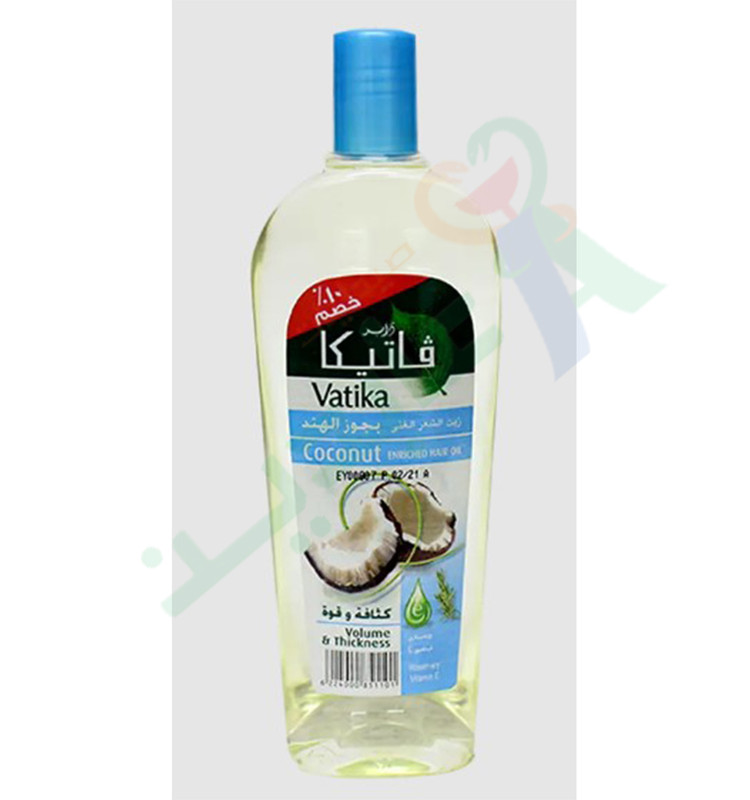 VATIKA HAIR OIL COCONUT 180ML  DISCOUNT10%