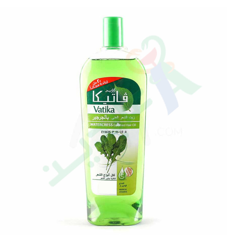 VATIKA HAIR OIL WATERCRESS 180ML 10% DISCOUNT