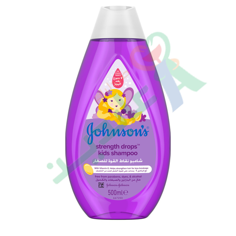 JOHNSONS STRENGTH DROPS KIDS SHAMPOO 500ML NEW