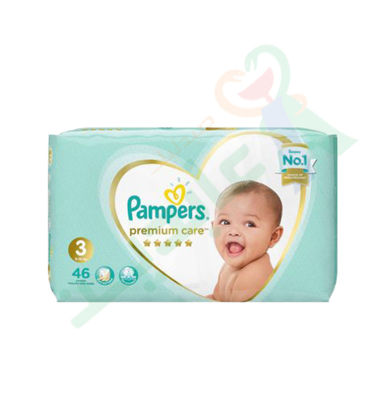 PAMPERS PREMIUM CARE (3) 46 DIAPERPERS