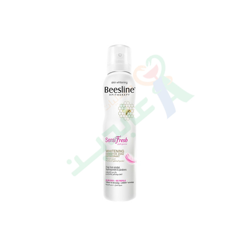 BEESLINE SENSIFRESH WHITENING SENSITIVE ZONE DEODORANT SPRAY 150M