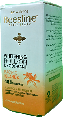 BEESLINE WHITE ROLL ON DEODRANT PACIFIC 50ML