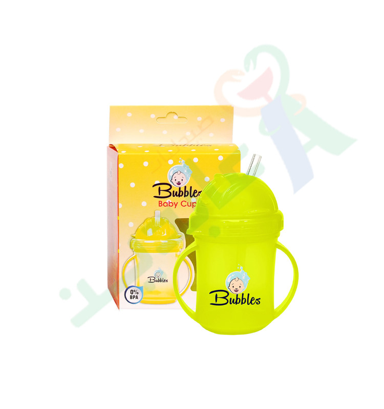 BUBBLES BABY CUP yellow