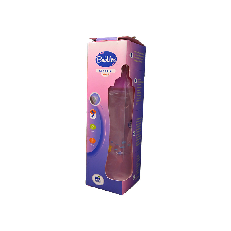 BUbbLES FEEDING BOTTLE CLASSIC  260ML 8546 (ROSE)