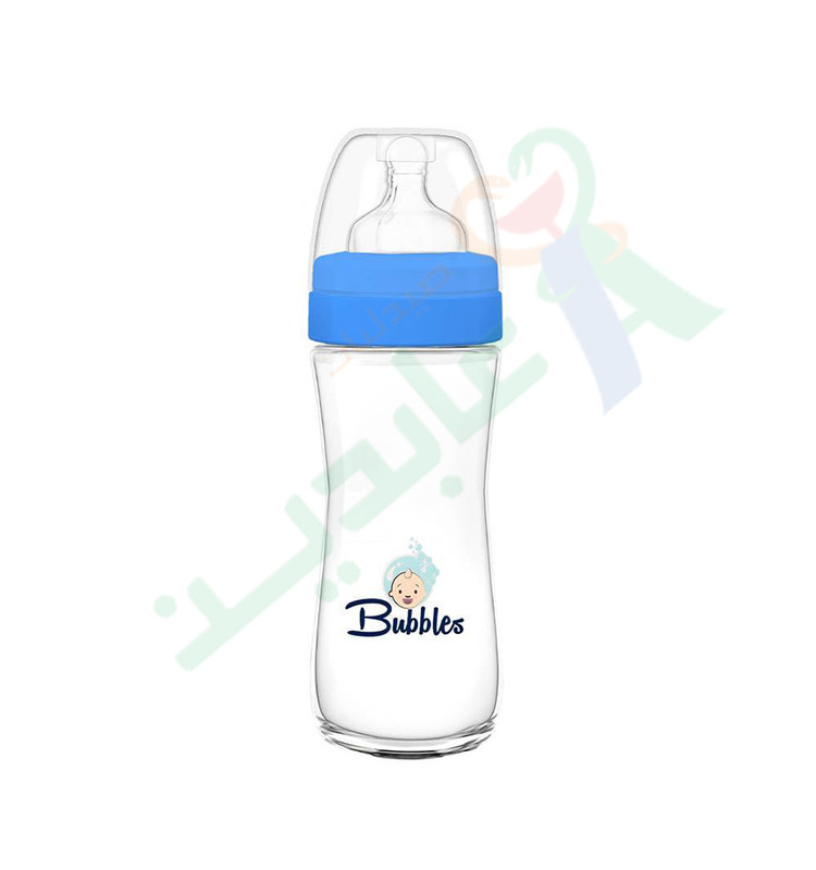 BUbbLES FEEDING BOTTLE CLASSIC  260ML 8553 ( BLUE)