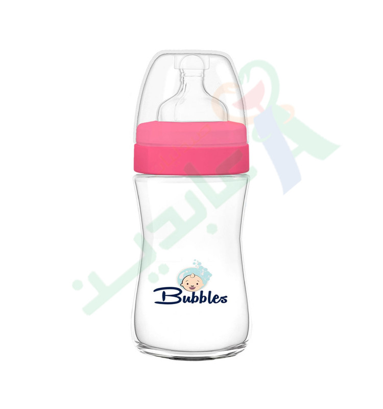 BUbbLES FEEDING BOTTLE NATURAL 150ML 8560 (ROSE)