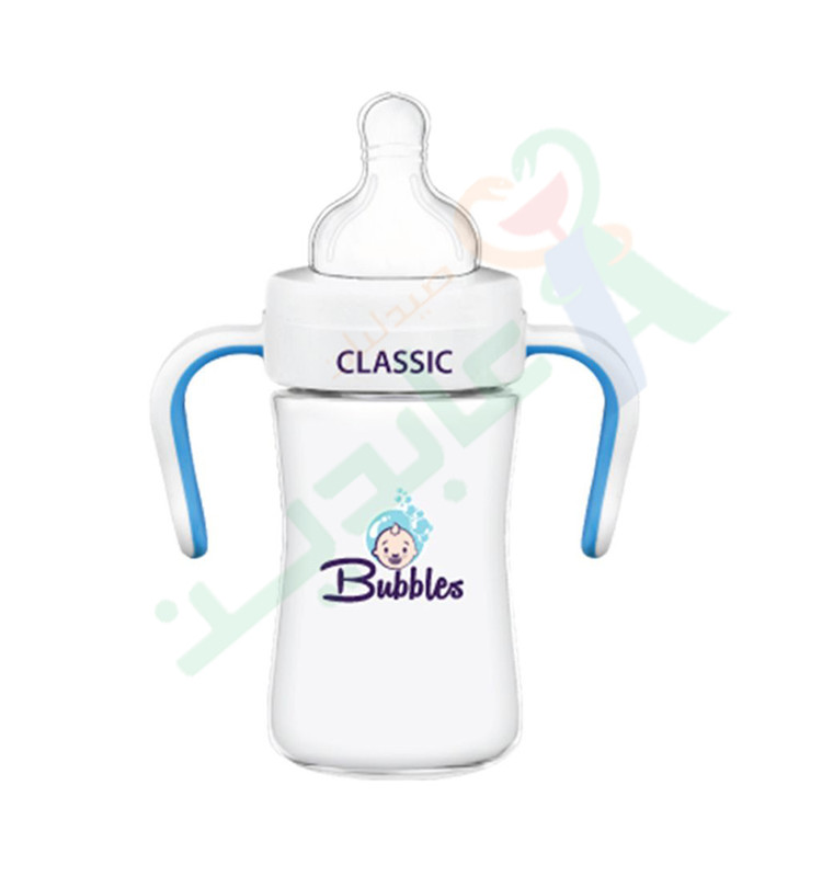 BUbbLES FEEDING BOTTLECLASSIC WITH HAND 150ML 027