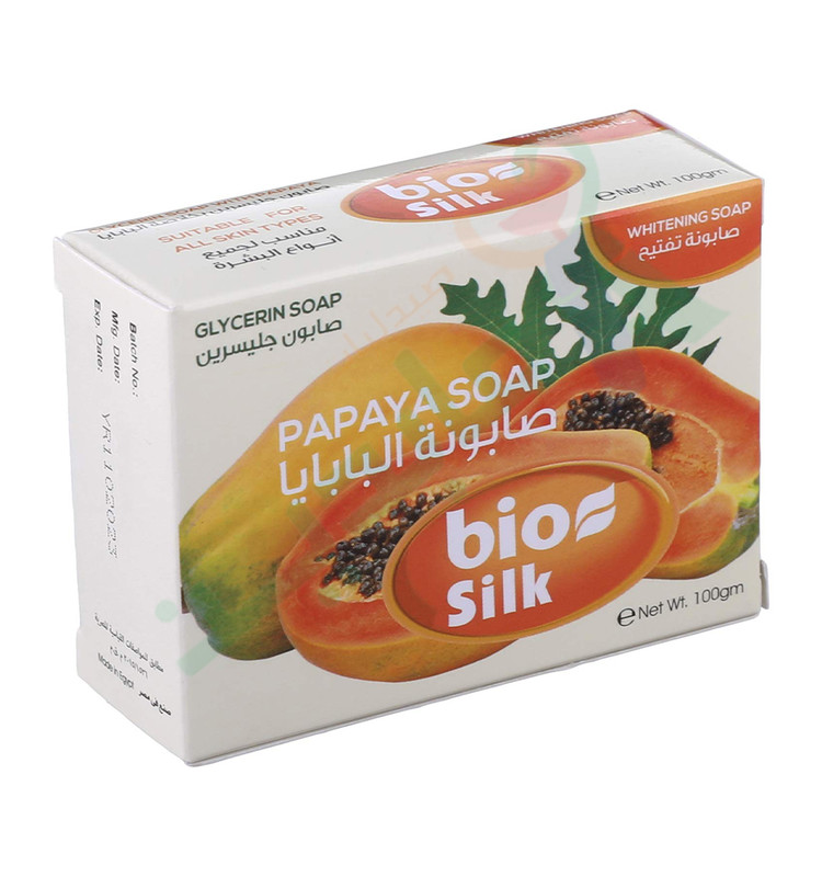 BIO SILK SOAP PAPAYA FACE&BODY 100G