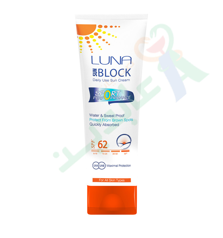LUNA SUN BLOCK SPF 62 130 ML--