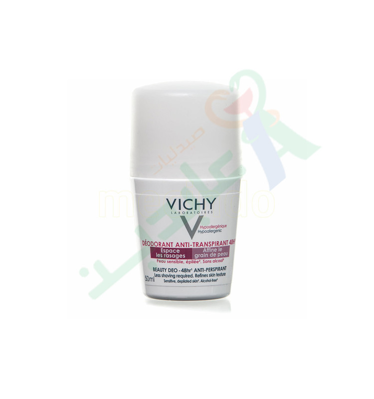 VICHY DEODORANT ROOL-ON ANTI TRANSPIRANT BEAUTY 50 ML--