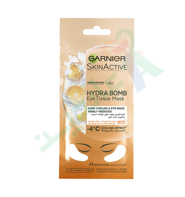 GARNIER MASK HYDRA BOMB EYE TISSUE MASK 6GM--