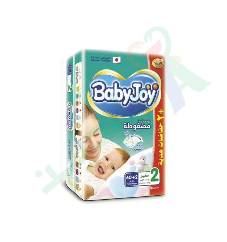 BABY JOY SMALL (2) 60+2 DIAPERPER